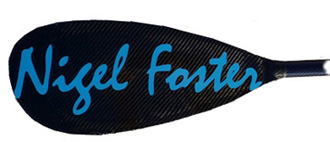 Nigel Foster signature ASIR paddle in carbon-foam core, carbon/Kevlar 2-piece shaft. Top of the range prefection!